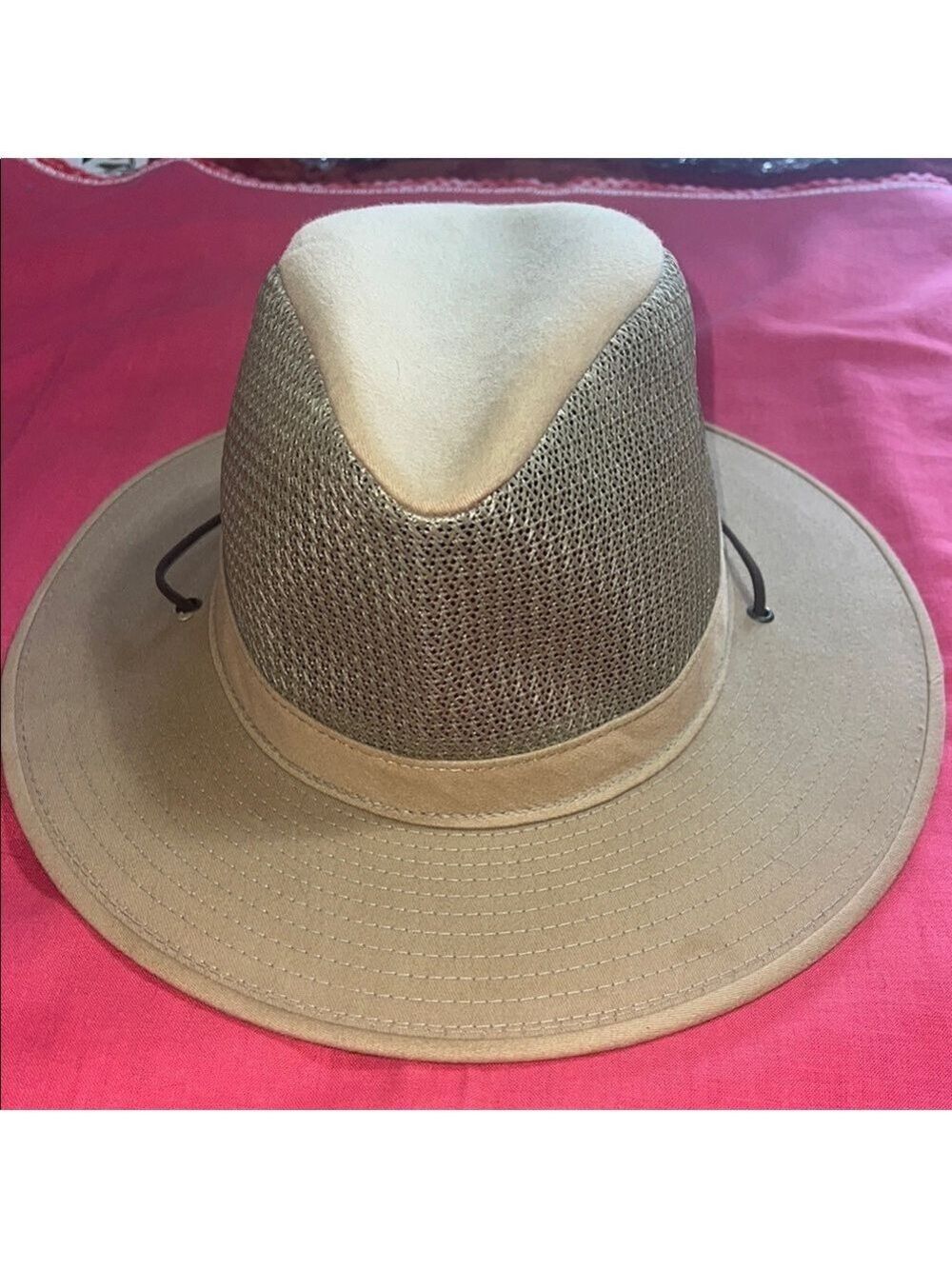 HENSCHEL HAT CO Safari hat with Mesh Crown. Large